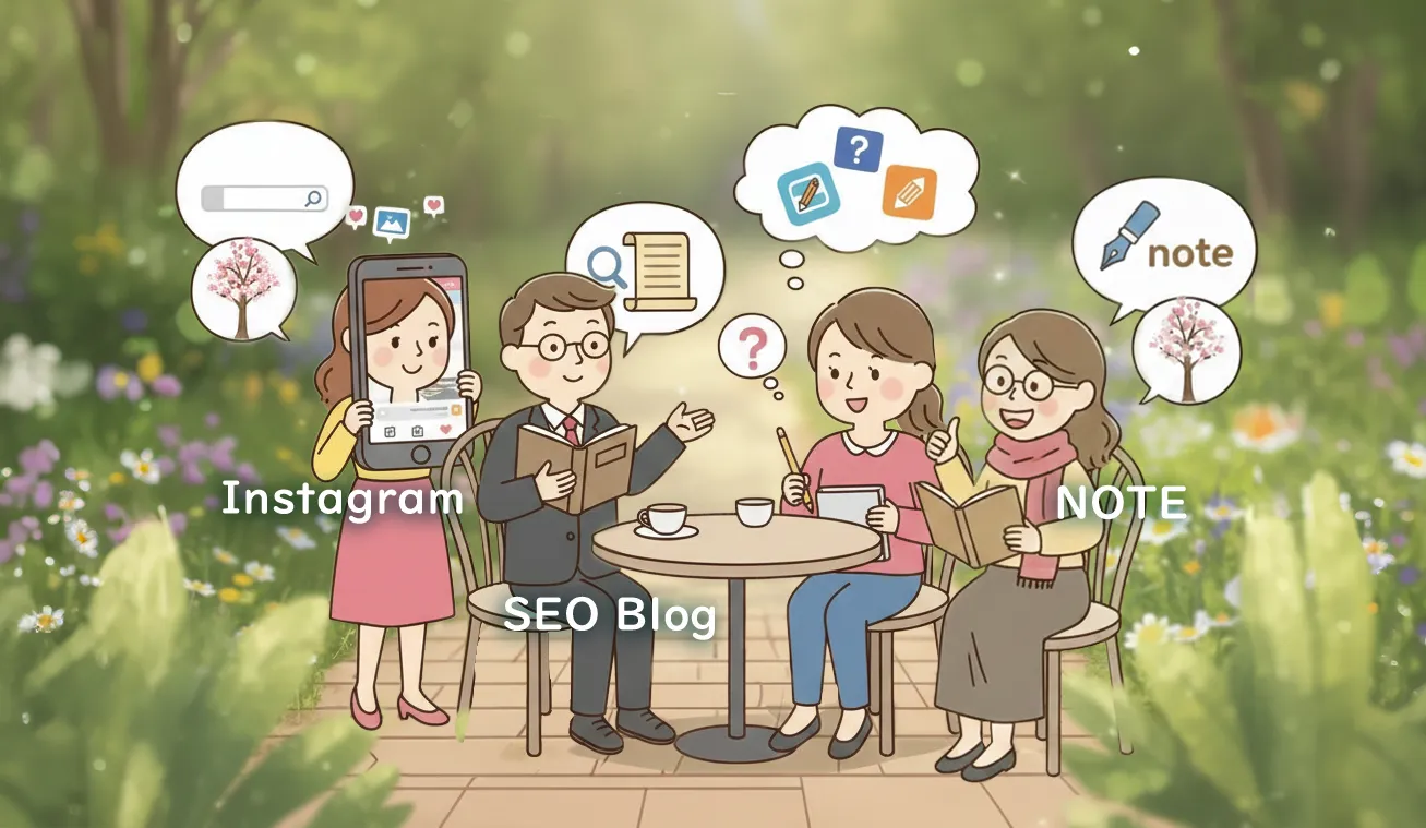 SEO・note・インスタを使い分けて想いを届ける