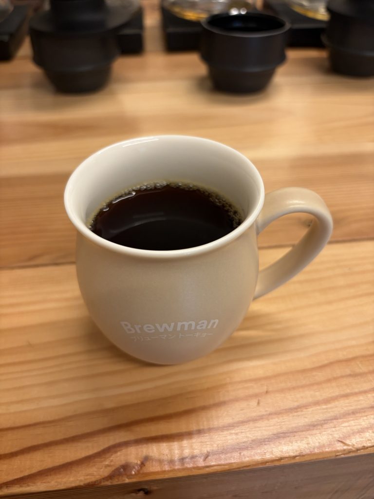 Brewman Tokyoで提供されたスペシャルティコーヒー